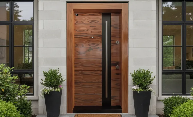 درب ضد آب چوبی
