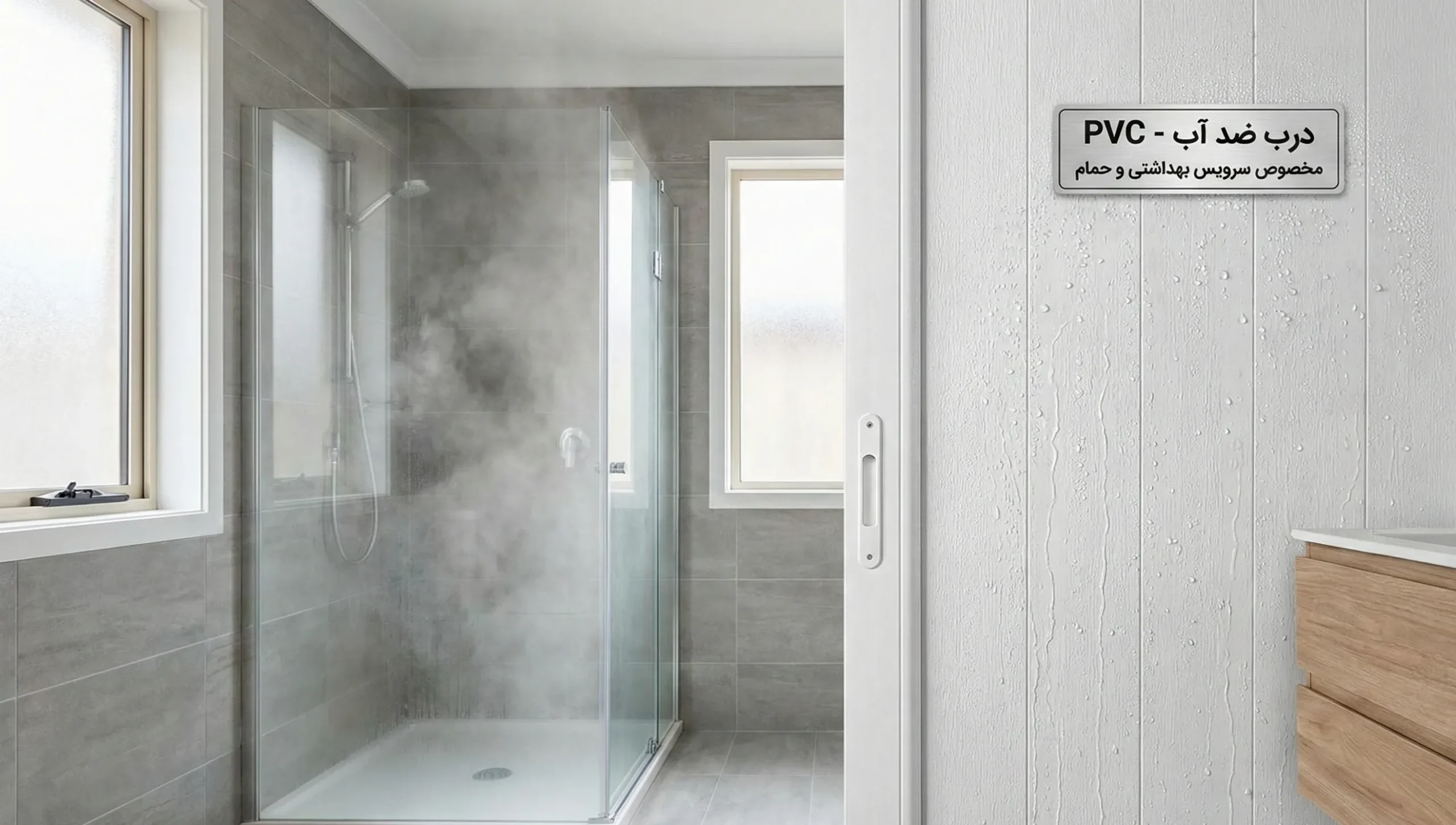 بهترین درب ضد آب pvc برای