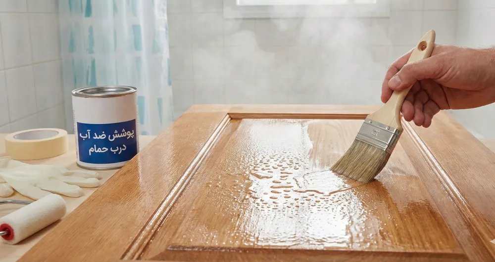 پوشش ضد آب درب حمام