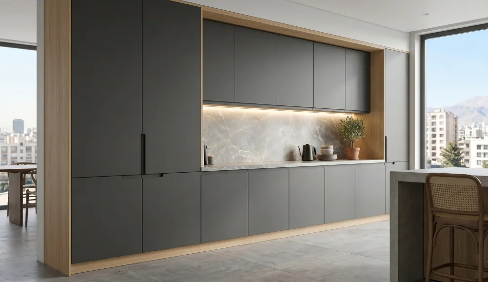خرید درب فریم لس کابینت