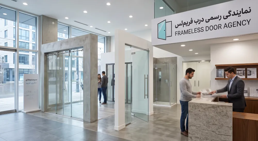 نمایندگی درب فریم لس